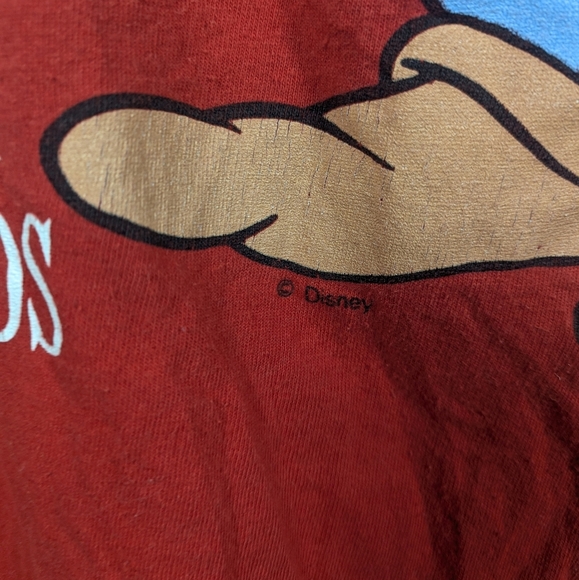 Vintage Walt Disney Snow White & The Seven Dwarves Happy Dwarf Sleep Shirt OS - Picture 3 of 7